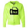 Unisex NuBlend® Full-Zip Hooded Sweatshirt Thumbnail