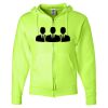 Unisex NuBlend® Full-Zip Hooded Sweatshirt Thumbnail