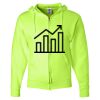 Unisex NuBlend® Full-Zip Hooded Sweatshirt Thumbnail