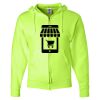 Unisex NuBlend® Full-Zip Hooded Sweatshirt Thumbnail