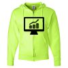 Unisex NuBlend® Full-Zip Hooded Sweatshirt Thumbnail