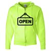 Unisex NuBlend® Full-Zip Hooded Sweatshirt Thumbnail