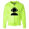 Unisex NuBlend® Full-Zip Hooded Sweatshirt Thumbnail