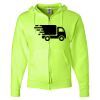 Unisex NuBlend® Full-Zip Hooded Sweatshirt Thumbnail