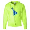 Unisex NuBlend® Full-Zip Hooded Sweatshirt Thumbnail