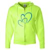 Unisex NuBlend® Full-Zip Hooded Sweatshirt Thumbnail