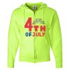Unisex NuBlend® Full-Zip Hooded Sweatshirt Thumbnail