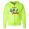 Unisex NuBlend® Full-Zip Hooded Sweatshirt Thumbnail