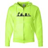 Unisex NuBlend® Full-Zip Hooded Sweatshirt Thumbnail