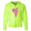 Unisex NuBlend® Full-Zip Hooded Sweatshirt Thumbnail