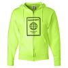 Unisex NuBlend® Full-Zip Hooded Sweatshirt Thumbnail