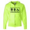 Unisex NuBlend® Full-Zip Hooded Sweatshirt Thumbnail
