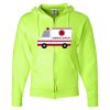 Unisex NuBlend® Full-Zip Hooded Sweatshirt Thumbnail