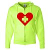 Unisex NuBlend® Full-Zip Hooded Sweatshirt Thumbnail