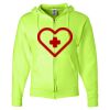 Unisex NuBlend® Full-Zip Hooded Sweatshirt Thumbnail