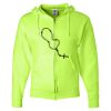 Unisex NuBlend® Full-Zip Hooded Sweatshirt Thumbnail