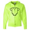 Unisex NuBlend® Full-Zip Hooded Sweatshirt Thumbnail