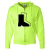 Unisex NuBlend® Full-Zip Hooded Sweatshirt Thumbnail