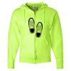 Unisex NuBlend® Full-Zip Hooded Sweatshirt Thumbnail