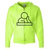 Unisex NuBlend® Full-Zip Hooded Sweatshirt Thumbnail