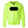 Unisex NuBlend® Full-Zip Hooded Sweatshirt Thumbnail