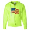 Unisex NuBlend® Full-Zip Hooded Sweatshirt Thumbnail
