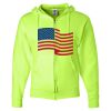 Unisex NuBlend® Full-Zip Hooded Sweatshirt Thumbnail