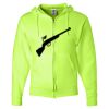 Unisex NuBlend® Full-Zip Hooded Sweatshirt Thumbnail