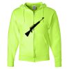Unisex NuBlend® Full-Zip Hooded Sweatshirt Thumbnail