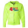Unisex NuBlend® Full-Zip Hooded Sweatshirt Thumbnail