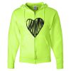 Unisex NuBlend® Full-Zip Hooded Sweatshirt Thumbnail