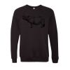 Unisex Sponge Fleece Raglan Crewneck Sweatshirt Thumbnail