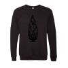 Unisex Sponge Fleece Raglan Crewneck Sweatshirt Thumbnail