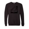 Unisex Sponge Fleece Raglan Crewneck Sweatshirt Thumbnail
