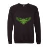Unisex Sponge Fleece Raglan Crewneck Sweatshirt Thumbnail