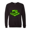 Unisex Sponge Fleece Raglan Crewneck Sweatshirt Thumbnail