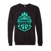 Unisex Sponge Fleece Raglan Crewneck Sweatshirt Thumbnail