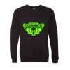 Unisex Sponge Fleece Raglan Crewneck Sweatshirt Thumbnail