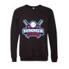 Unisex Sponge Fleece Raglan Crewneck Sweatshirt Thumbnail