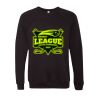 Unisex Sponge Fleece Raglan Crewneck Sweatshirt Thumbnail
