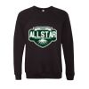 Unisex Sponge Fleece Raglan Crewneck Sweatshirt Thumbnail