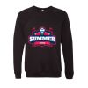 Unisex Sponge Fleece Raglan Crewneck Sweatshirt Thumbnail