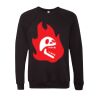 Unisex Sponge Fleece Raglan Crewneck Sweatshirt Thumbnail