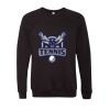 Unisex Sponge Fleece Raglan Crewneck Sweatshirt Thumbnail