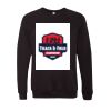 Unisex Sponge Fleece Raglan Crewneck Sweatshirt Thumbnail