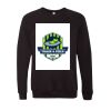 Unisex Sponge Fleece Raglan Crewneck Sweatshirt Thumbnail