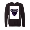 Unisex Sponge Fleece Raglan Crewneck Sweatshirt Thumbnail