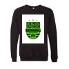 Unisex Sponge Fleece Raglan Crewneck Sweatshirt Thumbnail