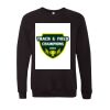 Unisex Sponge Fleece Raglan Crewneck Sweatshirt Thumbnail