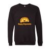 Unisex Sponge Fleece Raglan Crewneck Sweatshirt Thumbnail